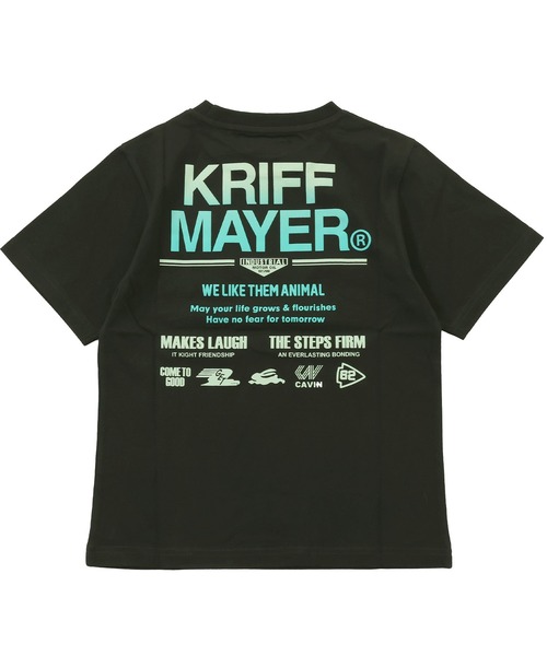 KRIFF MAYER Kid's Collection(クリフメイヤーキッズコレクション)の「【綿100%】楽LUCK-T(ロゴ)(Tシャツ/カットソー・キッズ・オフホワイト/チャコール/オレンジ/ネイビー/ライトグリーン・120/130/140/150/160/170)」の22枚目の写真