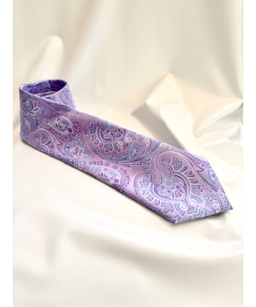 Sakka(サッカ)の「ペイズリーネクタイ(ネクタイ・メンズ・ブルー/ダークグリーン/イエロー/ダークオレンジ/ボルドー/シャーベット/ライトブルー/ライトパープル・FREE)」の15枚目の写真