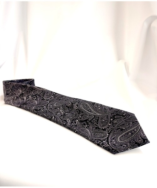 Sakka(サッカ)の「ペイズリーネクタイ(ネクタイ・メンズ・ブルー/ダークグリーン/イエロー/ダークオレンジ/ボルドー/シャーベット/ライトブルー/ライトパープル・FREE)」の20枚目の写真
