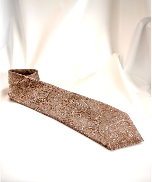 Sakka(サッカ)の「ペイズリーネクタイ(ネクタイ・メンズ・ブルー/ダークグリーン/イエロー/ダークオレンジ/ボルドー/シャーベット/ライトブルー/ライトパープル・FREE)」の19枚目の写真