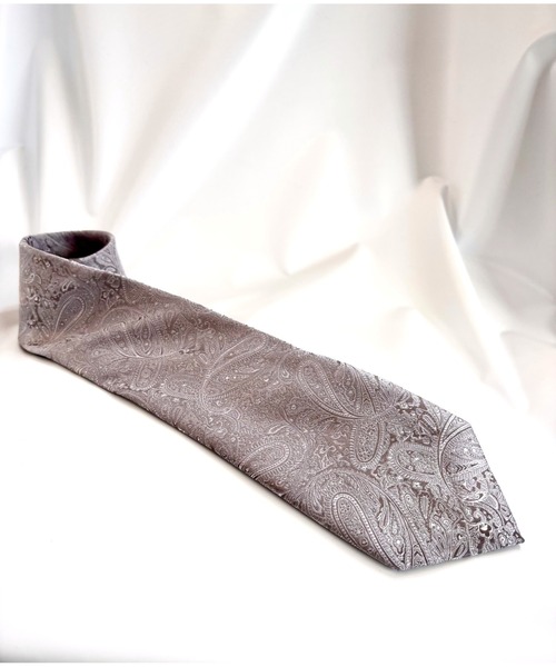 Sakka(サッカ)の「ペイズリーネクタイ(ネクタイ・メンズ・ブルー/ダークグリーン/イエロー/ダークオレンジ/ボルドー/シャーベット/ライトブルー/ライトパープル・FREE)」の18枚目の写真