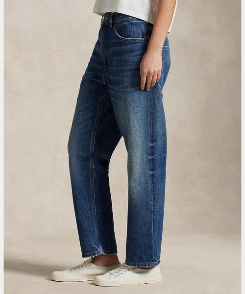 POLO RALPH LAUREN（ポロ ラルフ ローレン）の「リラックス テーパード ジーンズ（デニムパンツ・レディース・ブルー・29R/28R/27R/26R/25R/24R）」の8枚目の写真