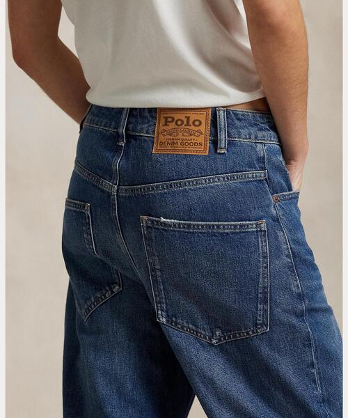 POLO RALPH LAUREN（ポロ ラルフ ローレン）の「リラックス テーパード ジーンズ（デニムパンツ・レディース・ブルー・29R/28R/27R/26R/25R/24R）」の6枚目の写真