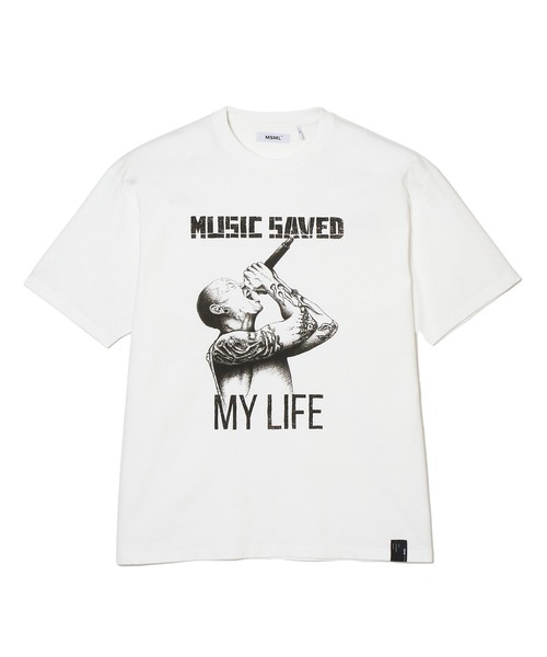 MSML（エムエスエムエル）の「SCREAM T SHIRT（Tシャツ/カットソー・メンズ・ホワイト・XL/L/M/S）」の8枚目の写真
