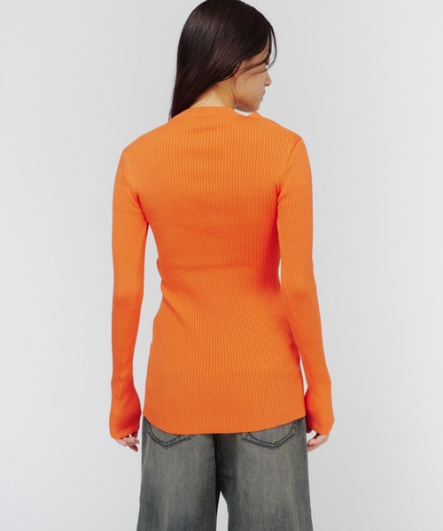 THINGS THAT MATTER(シングス ザット マター)の「TWIST KNIT TOPS / ツイストニットトップス(その他トップス・レディース・ブラック/ミント/アイボリー/オレンジ・FREE)」の20枚目の写真