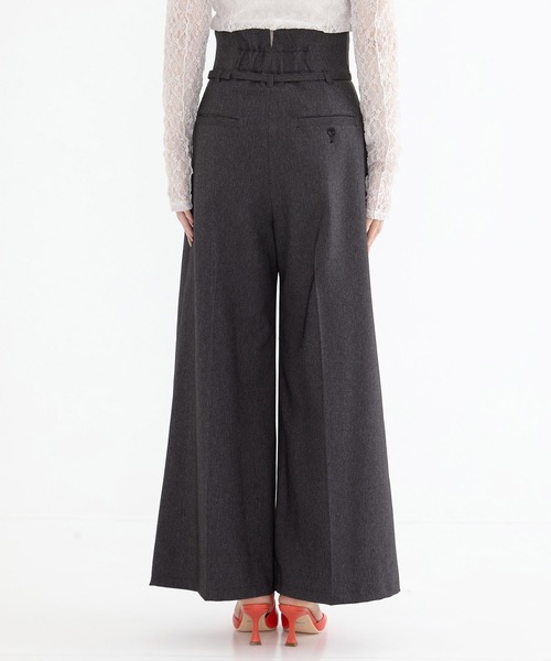 シリーズ累計販売数23,000本突破！】HAKAMAラップワイドパンツ｜細見え