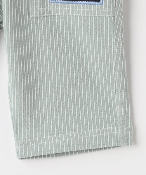kladskap(クレードスコープ)の「ワンポイント刺しゅうストライプ6分丈パンツ(その他パンツ・キッズ・ライトカーキ/トップグレー・90cm/100cm/110cm/120cm/130cm)」の7枚目の写真