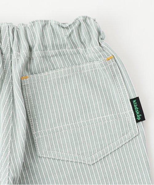 kladskap(クレードスコープ)の「ワンポイント刺しゅうストライプ6分丈パンツ(その他パンツ・キッズ・ライトカーキ/トップグレー・90cm/100cm/110cm/120cm/130cm)」の8枚目の写真