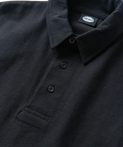 FREAK'S STORE（フリークスストア）の「限定展開 9オンス Heavyweight ビッグシルエット ヘビーウェイト ポロシャツ/オーバーサイズポロ（ポロシャツ・メンズ・ベージュ/ネイビー/グレー/ホワイト/チャコールグレー/ブラック・SMALL/MEDIUM/LARGE/X-SMALL）」の11枚目の写真