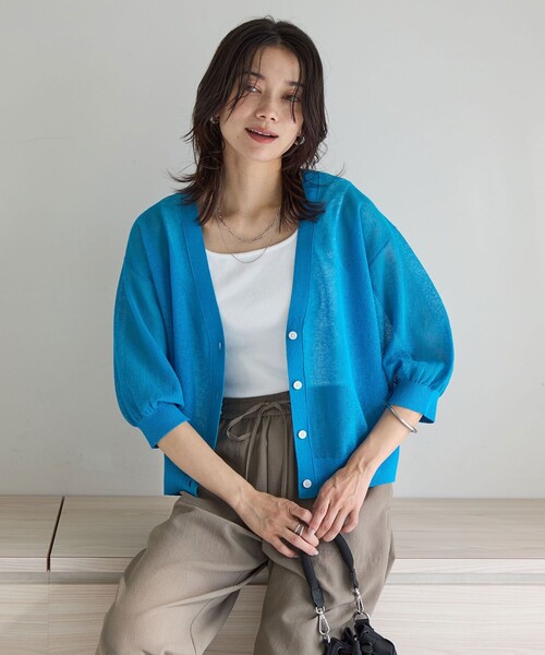 専用　シアーエアカーデ ―ウォッシャブル― セール】シアーエアカーデ -ウォッシャブル-（カーディガン
