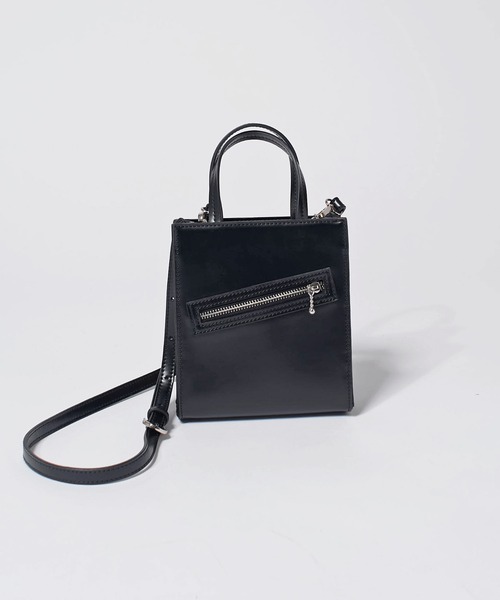 Lui's（ルイス）の「【Neucon/ニューコン】2way ショルダーショッパーバッグ（ショルダーバッグ・メンズ・ブラック/グリーン・FREE）」の2枚目の写真