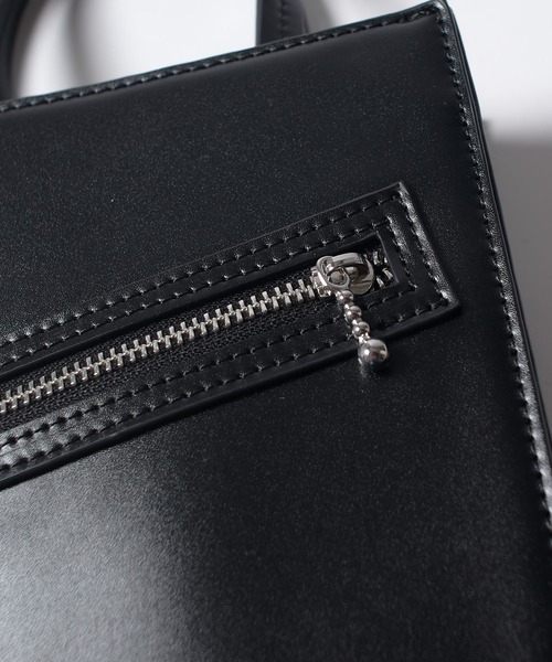 Lui's（ルイス）の「【Neucon/ニューコン】2way ショルダーショッパーバッグ（ショルダーバッグ・メンズ・ブラック/グリーン・FREE）」の10枚目の写真