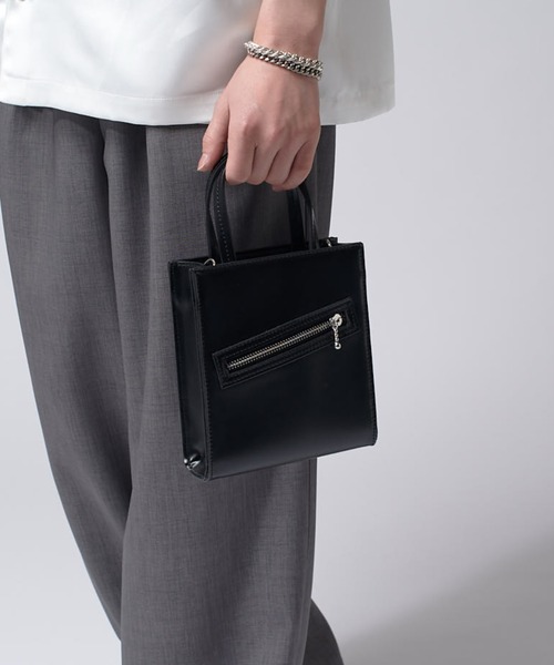 Lui's（ルイス）の「【Neucon/ニューコン】2way ショルダーショッパーバッグ（ショルダーバッグ・メンズ・ブラック/グリーン・FREE）」の8枚目の写真