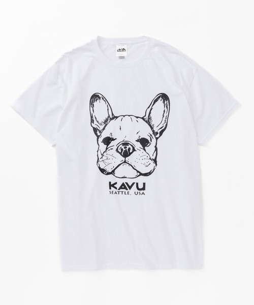 KAVU（カブー）の「KAVU/カブー Dog Tee/ドッグティー（Tシャツ/カットソー・メンズ・インディゴブルー/パープル/レッド/ヘザーグレー/アッシュグレー/チャコールグレー/ホワイト・X-LARGE/LARGE/MEDIUM）」の9枚目の写真