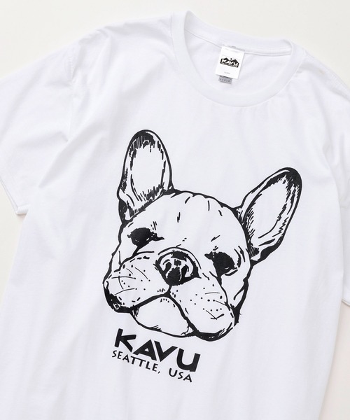 KAVU（カブー）の「KAVU/カブー Dog Tee/ドッグティー（Tシャツ/カットソー・メンズ・インディゴブルー/パープル/レッド/ヘザーグレー/アッシュグレー/チャコールグレー/ホワイト・X-LARGE/LARGE/MEDIUM）」の11枚目の写真
