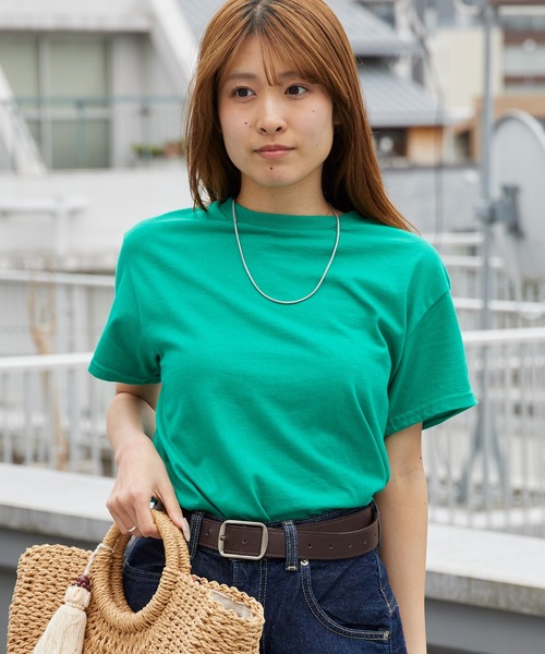 GILDAN(ギルダン)の「【GILDAN】ギルダン/ 色・サイズ展開豊富 クルーネック Tシャツ ウルトラコットン100% 6.0oz ベーシック無地カットソー ビッグサイズ ヘビーウェイト 2026年 夏 夏服(Tシャツ/カットソー・レディース・カーキ/オリーブ/ライトブルー/イエロー系その他/ライトピンク/ダークグリーン/ダークブラウン/ライム/パープル/チャコール/ロイヤルブルー/ライトパープル/オレンジ/ネイビー/ブラック/ホワイト/ナチュラル/ブルー系その他2/ピンク系その他/レッド系その他/グリーン系その他/ブルー系その他・S/M/L/XL/2XL)」の10枚目の写真