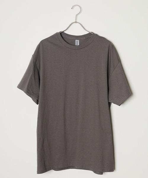 GILDAN（ギルダン）の「【GILDAN】ギルダン/ 色・サイズ展開豊富 クルーネック Tシャツ ウルトラコットン100% 6.0oz ベーシック無地カットソー ビッグサイズ ヘビーウェイト 2026年春夏（Tシャツ/カットソー・レディース・カーキ/オリーブ/ライトブルー/イエロー系その他/ライトピンク/ダークグリーン/ダークブラウン/ライム/パープル/チャコール/ロイヤルブルー/ライトパープル/オレンジ/ネイビー/ブラック/ホワイト/ナチュラル・S/M/L/XL）」の3枚目の写真