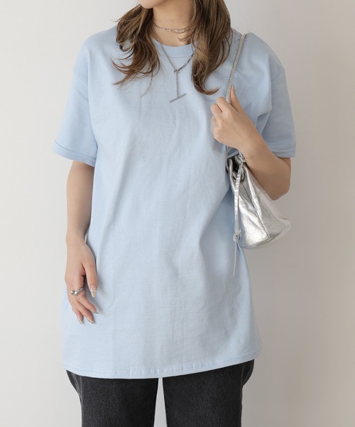 GILDAN（ギルダン）の「【GILDAN】ギルダン/ 色・サイズ展開豊富 クルーネック Tシャツ ウルトラコットン100% 6.0oz ベーシック無地カットソー ビッグサイズ ヘビーウェイト 2026年春夏（Tシャツ/カットソー・レディース・カーキ/オリーブ/ライトブルー/イエロー系その他/ライトピンク/ダークグリーン/ダークブラウン/ライム/パープル/チャコール/ロイヤルブルー/ライトパープル/オレンジ/ネイビー/ブラック/ホワイト/ナチュラル・S/M/L/XL）」の10枚目の写真