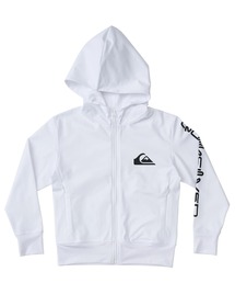Quiksilver(クイックシルバー)の「OMNI MW ZIP HOODIE Y /クイックシルバーキッズロゴジップフーディラッシュガード(水着)(ラッシュガード)」