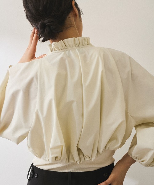 ADAM ET ROPE'（アダムエロペ）の「【サステナブル】ブラウスセットタンクトップ（シャツ/ブラウス・レディース・ブラック系その他/ホワイト系その他5・FREE）」の14枚目の写真