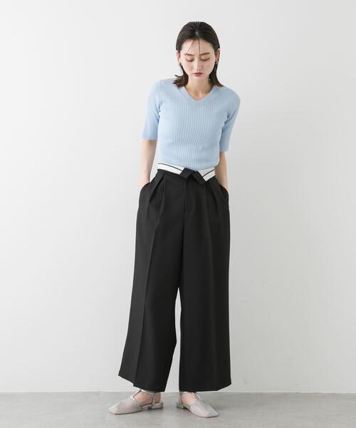 SENSE OF PLACE by URBAN RESEARCH(センスオブプレイスバイアーバンリサーチ)の「Tストラップメッシュサンダル(パンプス・レディース・ブラック/シルバー/ゴールド・SMALL/MEDIUM/LARGE)」の6枚目の写真