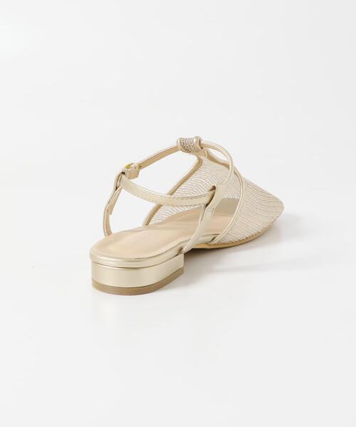 SENSE OF PLACE by URBAN RESEARCH(センスオブプレイスバイアーバンリサーチ)の「Tストラップメッシュサンダル(パンプス・レディース・ブラック/シルバー/ゴールド・SMALL/MEDIUM/LARGE)」の13枚目の写真