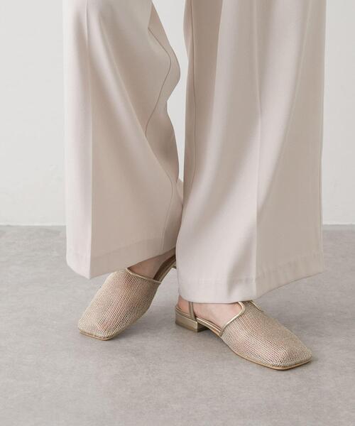 SENSE OF PLACE by URBAN RESEARCH(センスオブプレイスバイアーバンリサーチ)の「Tストラップメッシュサンダル(パンプス・レディース・ブラック/シルバー/ゴールド・SMALL/MEDIUM/LARGE)」の18枚目の写真