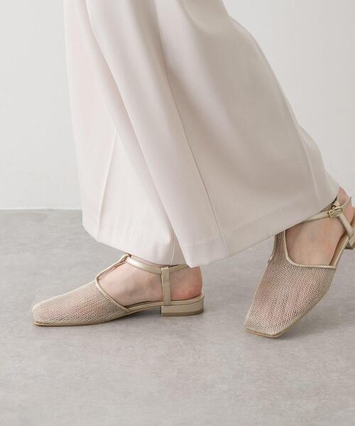 SENSE OF PLACE by URBAN RESEARCH(センスオブプレイスバイアーバンリサーチ)の「Tストラップメッシュサンダル(パンプス・レディース・ブラック/シルバー/ゴールド・SMALL/MEDIUM/LARGE)」の19枚目の写真