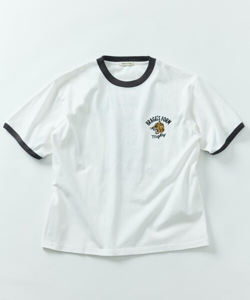 FREAK'S STORE(フリークスストア)の「限定展開 ビッグシルエット デザインバック刺繍 クルーネック Tシャツ / TIGER(Tシャツ/カットソー・メンズ・ホワイト/ブラック/ホワイト系その他・LARGE/MEDIUM/X-LARGE)」の10枚目の写真