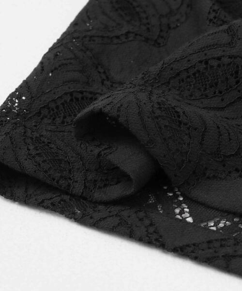 F by ROSSO（エフバイロッソ）の「F by ROSSO　レースイージーパンツ（その他パンツ・レディース・ブラック/オフホワイト・36/38）」の9枚目の写真