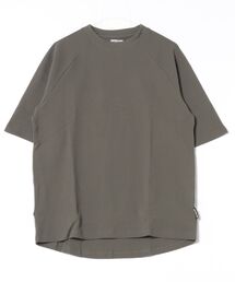 CAPTAIN STAG 捲縮ワッフルラグランTシャツ