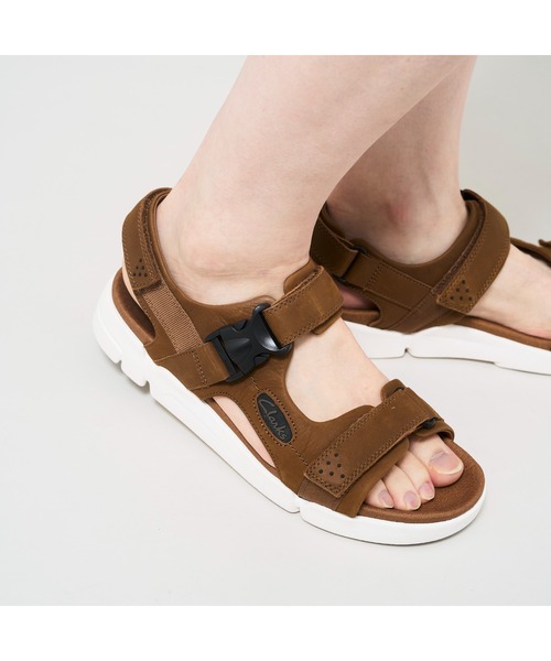 Clarks(クラークス)の「Trigenic2 Ray / トライジェニック2レイ(ダークサンドヌバック)(サンダル・メンズ・ベージュ・UK7/UK9/UK9.5/UK6.5/UK8/UK10.5)」の11枚目の写真