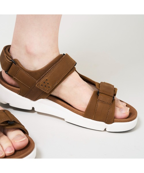Clarks(クラークス)の「Trigenic2 Ray / トライジェニック2レイ(ダークサンドヌバック)(サンダル・メンズ・ベージュ・UK7/UK9/UK9.5/UK6.5/UK8/UK10.5)」の9枚目の写真