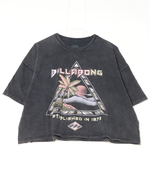 BILLABONG（ビラボン）の「ビラボン BILLABONG GRAPHIC WIDE LOOSE CROPPED TEE サーフ 半袖Tシャツ（Tシャツ/カットソー・レディース・ブラック/クリーム/グリーン・L/M）」の2枚目の写真