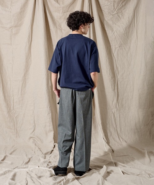 WETTEMPT(ウィテンプト)の「2 TUCK MELANGE EASY SLACKS /ツータックメランジイージースラックス(スラックス・メンズ・グレー/ベージュ・SMALL/MEDIUM/LARGE)」の18枚目の写真