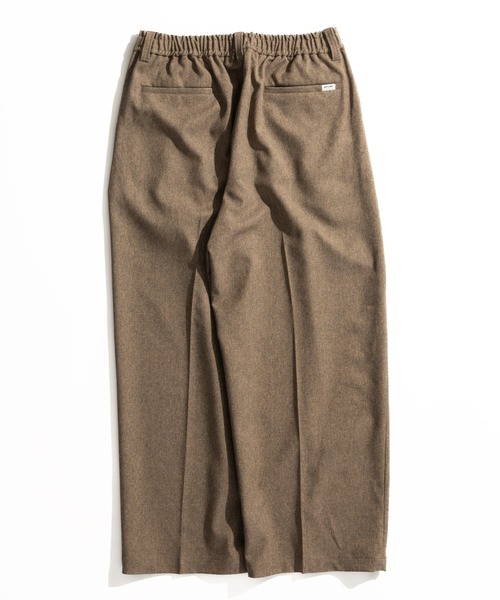 セール】2 TUCK MELANGE EASY SLACKS /ツータックメランジ