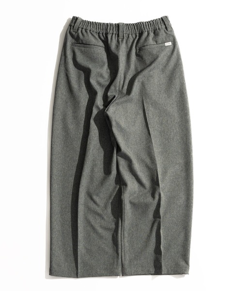 2 TUCK MELANGE EASY SLACKS /ツータックメランジイージー