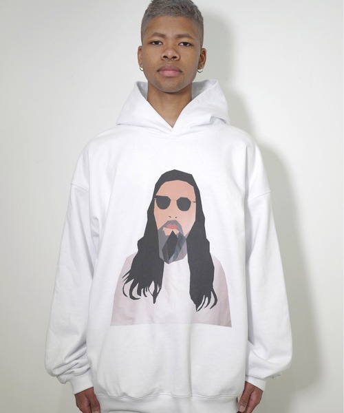 NISHIMOTO IS THE MOUTH（ニシモト イズ ザ マウス）の「SWEAT HOODIE | NISHIMOTO IS THE MOUTH（パーカー・メンズ・ホワイト/ブラック・MEDIUM/LARGE/X-LARGE）」の8枚目の写真