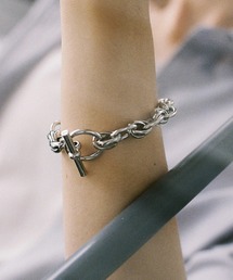 WYM LIDNM | ANCHOR TWIST BRACELET / CROSS LINK CHAIN BRACELET(ブレスレット)