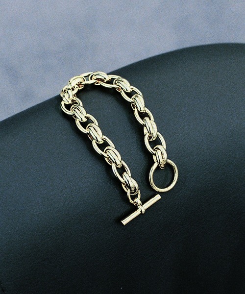 セール】ANCHOR TWIST BRACELET / CROSS LINK CHAIN BRACELET