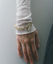 WYM LIDNM（ウィム バイ リドム）の「ANCHOR TWIST BRACELET / CROSS LINK CHAIN BRACELET（ブレスレット）」