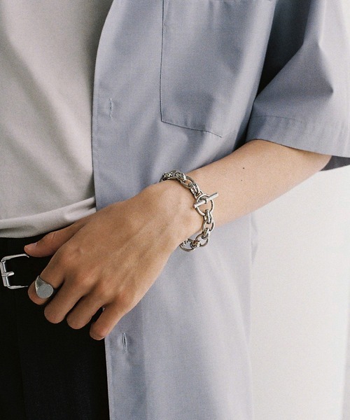 ANCHOR TWIST BRACELET / CROSS LINK CHAIN BRACELET