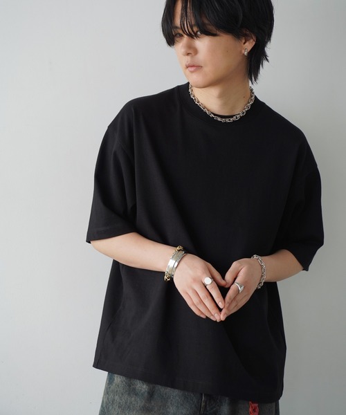 WYM LIDNM（ウィム バイ リドム）の「ANCHOR TWIST BRACELET / CROSS LINK CHAIN BRACELET（ブレスレット・メンズ・ゴールド/シルバー/ゴールド系2/シルバー系2・FREE）」の6枚目の写真