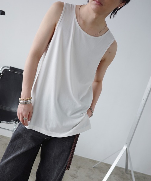 WYM LIDNM（ウィム バイ リドム）の「ANCHOR TWIST BRACELET / CROSS LINK CHAIN BRACELET（ブレスレット・メンズ・ゴールド/シルバー/ゴールド系2/シルバー系2・FREE）」の18枚目の写真