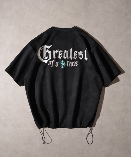 RE730（アールイーセブンサーティー）の「Logo embroidered short sleeve T-shirt / ロゴ刺繍半袖Tシャツ unisex（Tシャツ/カットソー・メンズ・ブラック/アイボリー/モカ・L/M）」の22枚目の写真