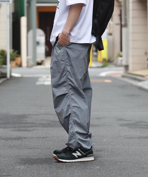 BACK NUMBER（バックナンバー）の「BACK NUMBER(バックナンバー)【メンズ】「接触冷感」ナイロンオーバーパンツ（その他パンツ・メンズ・ブラック/グレー・M/L）」の14枚目の写真