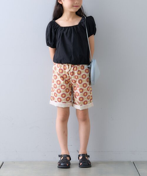 CIAOPANIC TYPY（チャオパニックティピー）の「【KIDS】【プチプラ】アソート柄イージーショーツ（その他パンツ・キッズ・ベージュ/レッド/チャコールグレー/サックスブルー・SMALL/MEDIUM/LARGE/X-LARGE/XX-LARGE）」の9枚目の写真