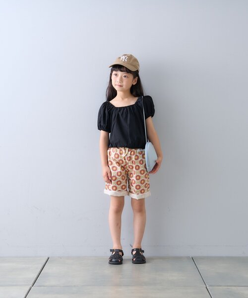 CIAOPANIC TYPY（チャオパニックティピー）の「【KIDS】【プチプラ】アソート柄イージーショーツ（その他パンツ・キッズ・ベージュ/レッド/チャコールグレー/サックスブルー・SMALL/MEDIUM/LARGE/X-LARGE/XX-LARGE）」の10枚目の写真