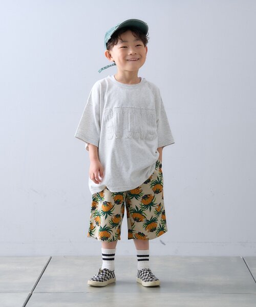 CIAOPANIC TYPY（チャオパニックティピー）の「【KIDS】【プチプラ】アソート柄イージーショーツ（その他パンツ・キッズ・ベージュ/レッド/チャコールグレー/サックスブルー・SMALL/MEDIUM/LARGE/X-LARGE/XX-LARGE）」の18枚目の写真