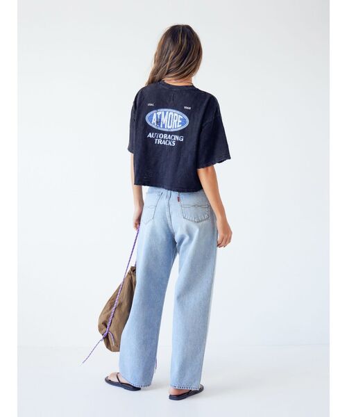 Ungrid(アングリッド)の「【UNISEX/ユニセックス】エンブロイダリーダメージロゴTee(Tシャツ/カットソー・レディース・オフホワイト/ブラック/オレンジ・SMALL/MEDIUM)」の10枚目の写真